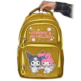 کوله پشتی مدرسه مدل Kuromi my melody