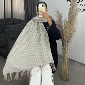 شال پاییزه راه راه