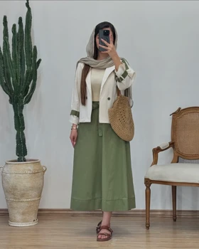 کت و دامن لینن