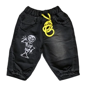 شلوارک پسرانه مدل اسکلت کد 10088