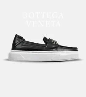 کالج مردانه مشکی Bottega Veneta مدل 6972