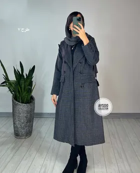 پالتو پشمی آستردار نورا1