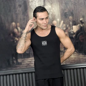 رکابی تنک تاپ کبریتی مشکی Loewe