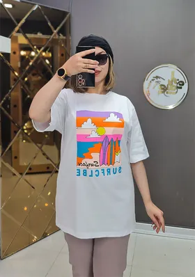 تیشرت لانگ ساحل