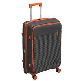 چمدان نشکن اسپید مدل SPEED-SPD213L LARGE سایز بزرگ - قابلیت باز شدن در از جلو (ذغالی)