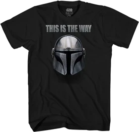 تیشرت لانگ دخترانه مندلورین تیشرت لانگ دخترانه The Mandalorian طرح This is The Way