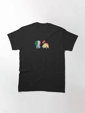 تیشرت کلاسیک طرح ماشین ها | Guido and Luigi Illustration کد 246891