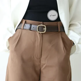 کمربند چرمی مات زنانه مدل be7030