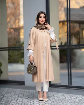 مانتو بلند مدل نیهان کد 1514