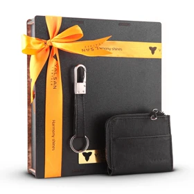 ست هدیه مردانه چرم یلسان رادین کد KIA-HRM-086