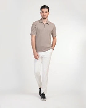 پولوشرت مردانه نیم زیپ کد 300/43