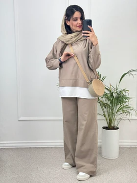 ست مانتو شلوار بگ