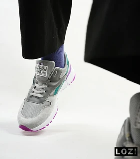 کفش کتانی طوسی آبی بنفش REEBOK Unphased Pro