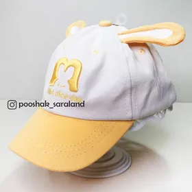 کلاه آفتابی نوزاد طرح M