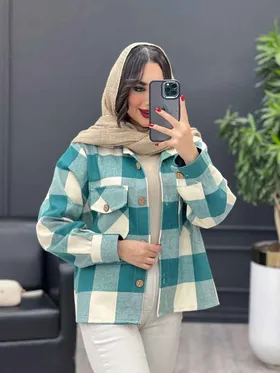 کت چهارخونه دو جیب