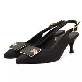 کفش مجلسی زنانه پاشنه‌دار 5 سانت مدل 400945 _ sandal valentino
