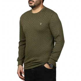 بلوز آستین بلند طرح دار مردانه سیزر مدل 15501782