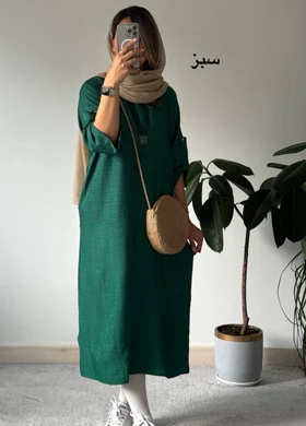 پیراهن مانتویی ثمر