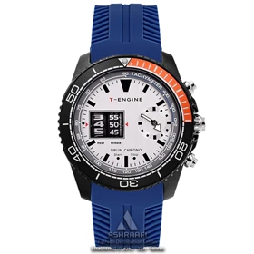 ساعت مردانه تی انجین T-Engine Drum Chrono 3943-BKW