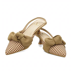کفش مجلسی زنانه پاشنه‌دار مدل sandal valentino - 0092