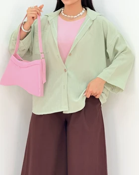 شومیز تک جیب لنا(37)کد:5619