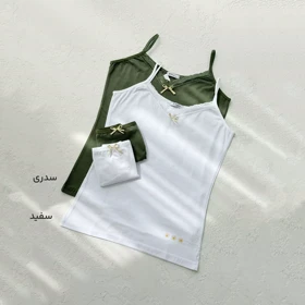 ست تاپ و شورت زنانه بابونه