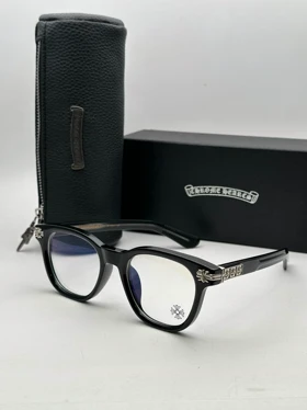 عینک کروم هارتز کد 188881 Chrome Hearts (مشکی نقره ای)