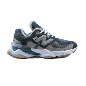 کتانی اسپرت مردانه مدل نیوبالانس 9060 NEW BALANCE رنگ طوسی سرمه‌ای کد 51436