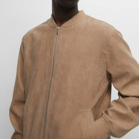 بامبر ساده PULL&BEAR رنگ اخرایی