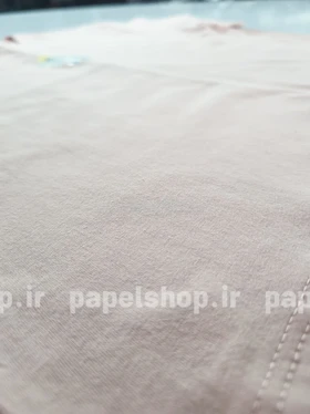 تیشرت کراپ یقه گرد طرح استیکر
