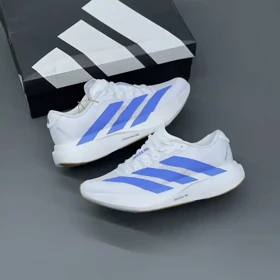 کفش آدیداس آدیزیرو ایو اس ال سفید آبی Adidas Adizero Evo SL White Blue