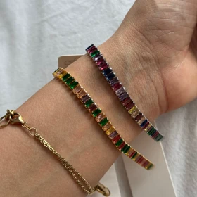 دستبند رنگ رنگی نوستالژی