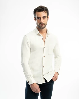 پیراهن مردانه کنفی کد 1911