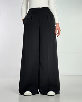 شلوار فول بگ کرپ  کد 200284