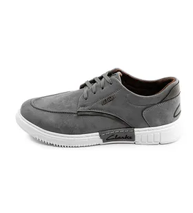 کفش روزمره Clarks مردانه طوسی بندی