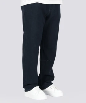 شلوار کنفی بگ و کمر کش سورمه ای 1040