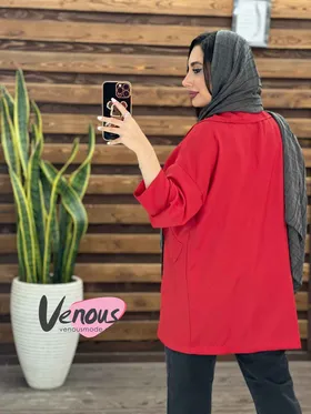 مانتو چهار دکمه دو جیب
