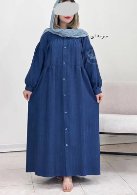 پیراهن مانتویی آیلا