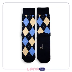 جوراب ساق‌دار نانو پاتریس Patris Socks طرح اسکاچ در سه رنگ
