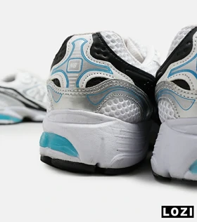 کفش کتانی مردانه و زنانه سفید طوسی آبی NEW BALANCE 1064
