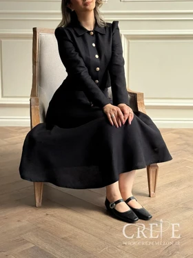 کت دامن لینن حصیری