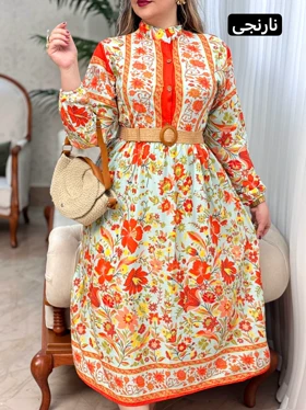 پیراهن فلور ثمر 3048