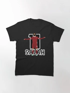 تیشرت ورزشی لیورپول | تیشرت Liverpool F.C طرح Mo Salah - celebrates goal (7) کد 147240