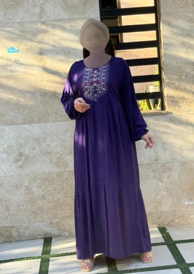 پیراهن ساحلی نقش دار طرح آیدا 3981