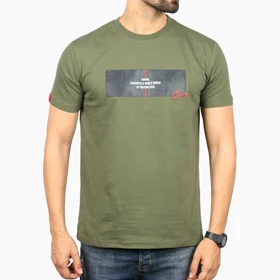 تیشرت آستین کوتاه چاپی مردانه اگزیت مدل 75188160