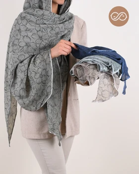 شال بهاره گل‌دار