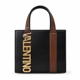 کیف وارداتی VALENTINO چرم ایتالیای مشکی-قهوه ایی / والنتینو