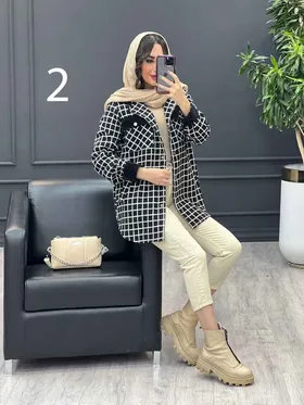 پالتو چهارجیب کلاه خزدار