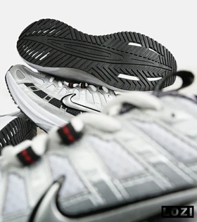 کفش کتانی مردانه و زنانه طوسی نقره ای نایک NIKE P-6000