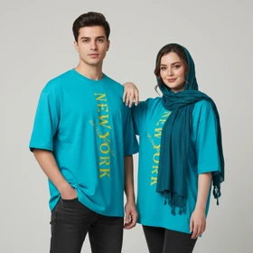 تیشرت لانگ آستین کوتاه زنانه و مردانه
